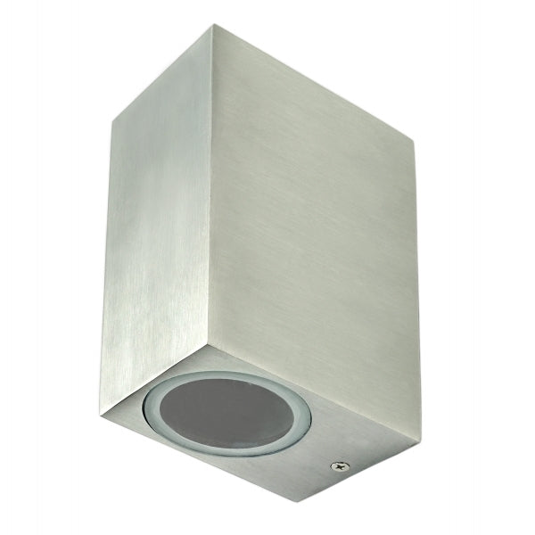 Tuin Lamp Boston Zilver Vierkant - 2x GU10 - Long Tuin Lamp Boston Zilver Vierkant - 2x GU10 - Long